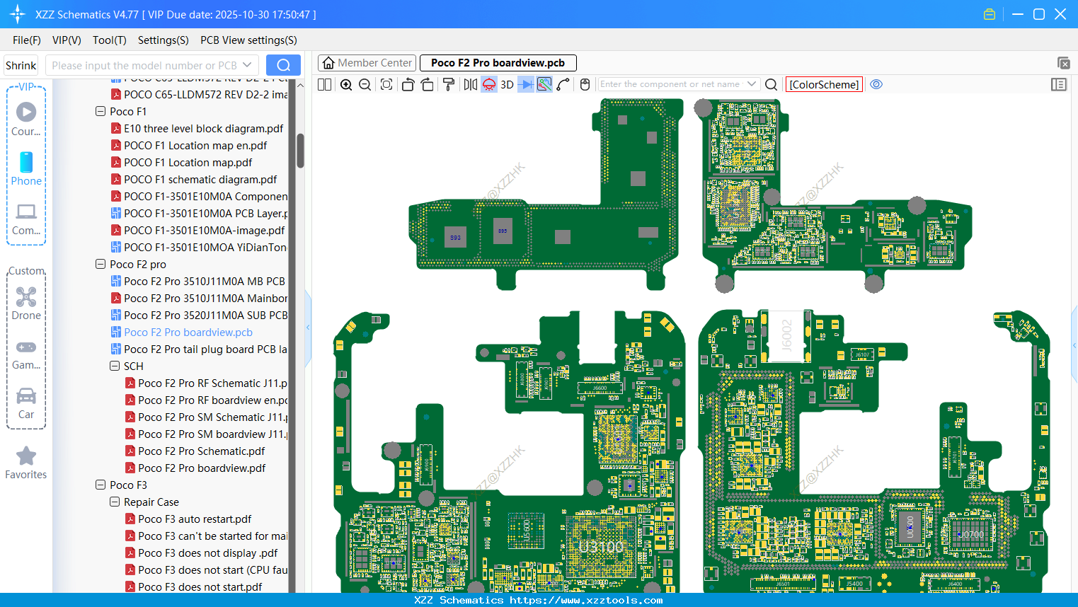 Xiaomi Poco F2 Pro Boardview